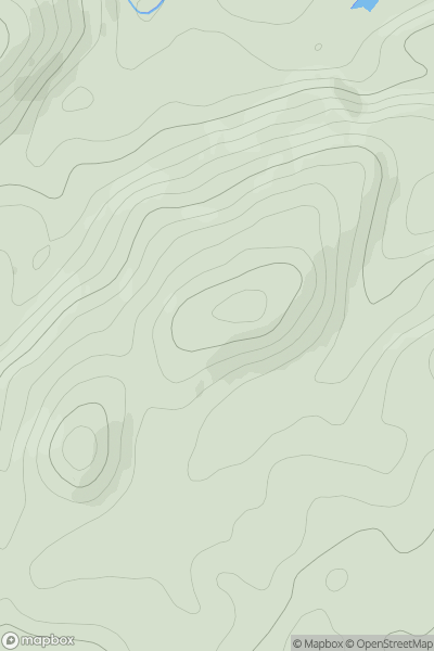 Thumbnail image for Maol an Iaruinn showing contour plot for surrounding peak