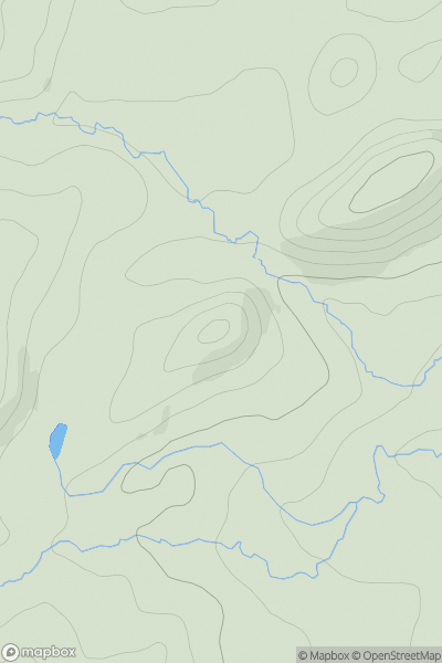 Thumbnail image for Lime Hill showing contour plot for surrounding peak