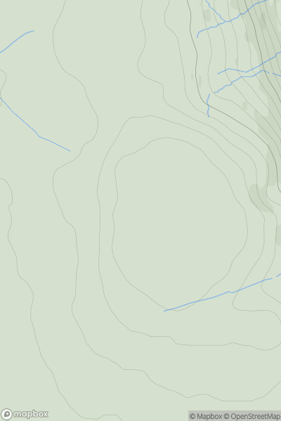 Thumbnail image for Clach MacKenny showing contour plot for surrounding peak