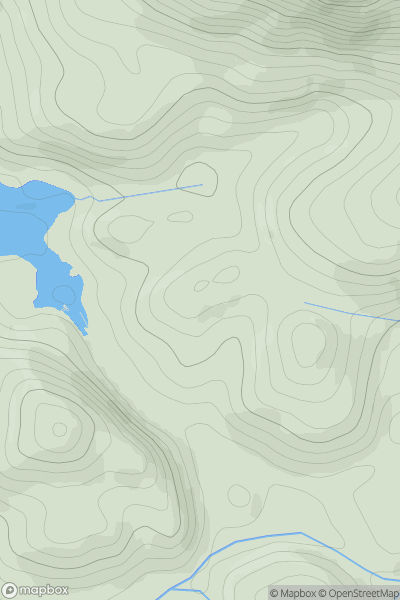 Thumbnail image for Sgiath nan Mucan Dubha showing contour plot for surrounding peak