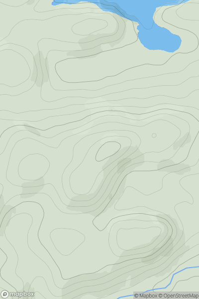 Thumbnail image for Bad Dearg showing contour plot for surrounding peak