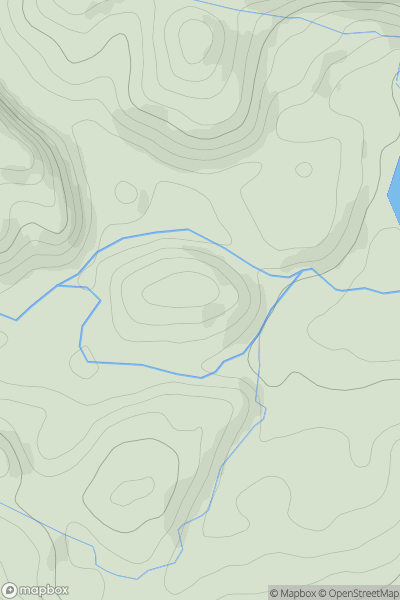 Thumbnail image for Garbh Innis showing contour plot for surrounding peak