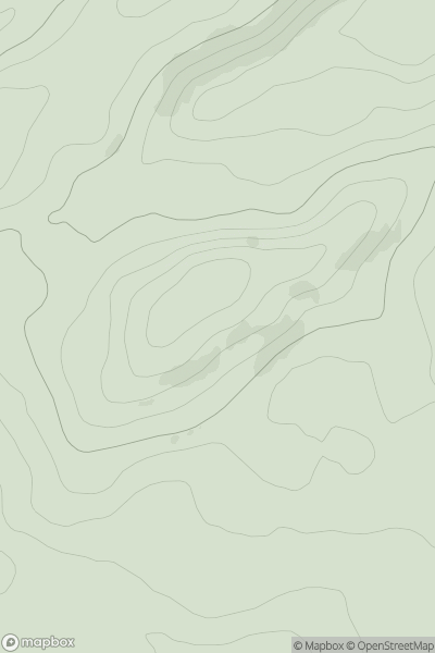 Thumbnail image for Drum of Gartloaning showing contour plot for surrounding peak