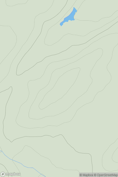 Thumbnail image for Borland Hill showing contour plot for surrounding peak