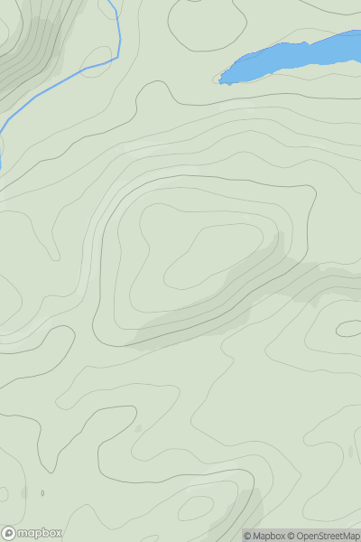 Thumbnail image for Garbeg Hill showing contour plot for surrounding peak