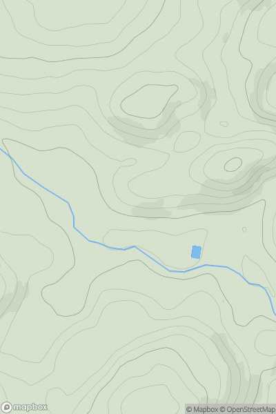 Thumbnail image for Druim nan Mial showing contour plot for surrounding peak