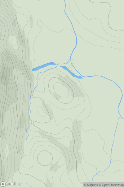 Thumbnail image for Dun Sleis showing contour plot for surrounding peak