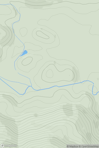 Thumbnail image for Sawmill Hill showing contour plot for surrounding peak
