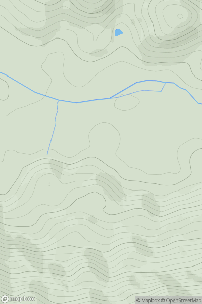Thumbnail image for Kindrochet Hill showing contour plot for surrounding peak
