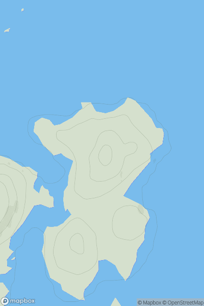 Thumbnail image for Inchconnachan showing contour plot for surrounding peak