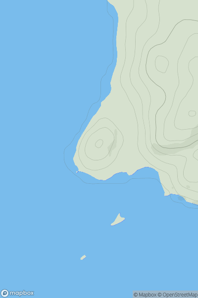 Thumbnail image for Ross Point showing contour plot for surrounding peak