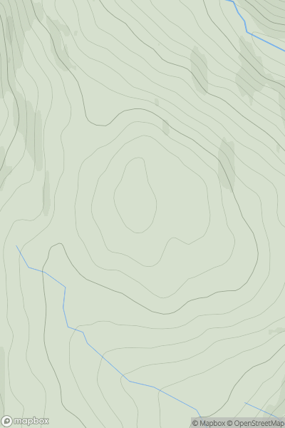 Thumbnail image for Na Craigean showing contour plot for surrounding peak
