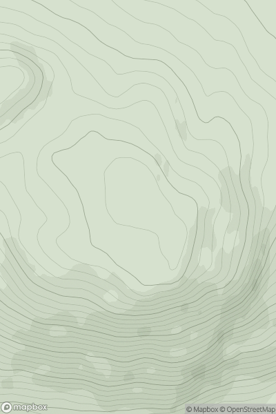 Thumbnail image for Dull Hill SE Top showing contour plot for surrounding peak