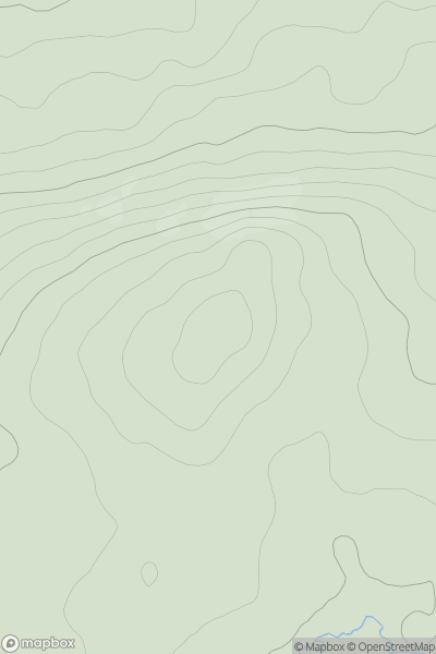 Thumbnail image for Cnoc Eaghainn showing contour plot for surrounding peak
