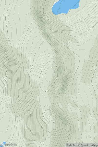 Thumbnail image for Stuc Mor showing contour plot for surrounding peak