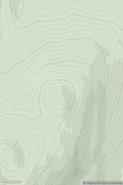 Thumbnail image for Cromadh Mor NE Top showing contour plot for surrounding peak