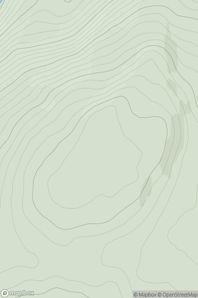 Thumbnail image for Meall Bad a' Bheithe showing contour plot for surrounding peak