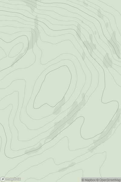 Thumbnail image for Airds Hill SE Top showing contour plot for surrounding peak