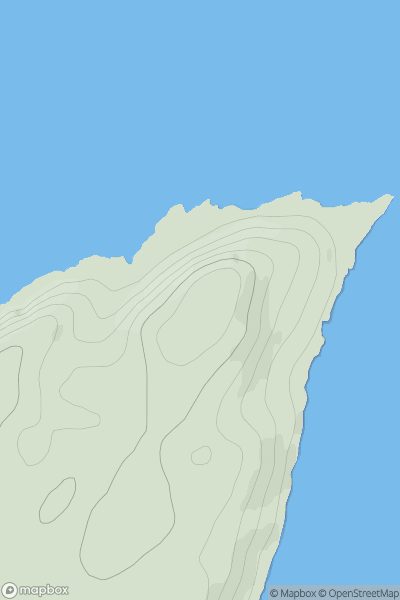Thumbnail image for Tom an t-Seallaidh (Shuna) showing contour plot for surrounding peak