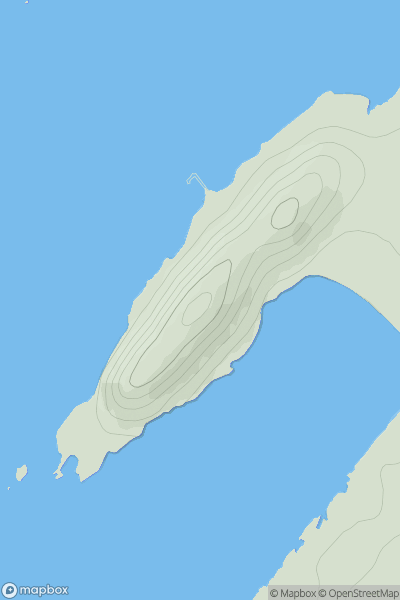 Thumbnail image for Torr Appin showing contour plot for surrounding peak