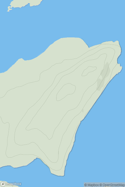 Thumbnail image for Eriska showing contour plot for surrounding peak