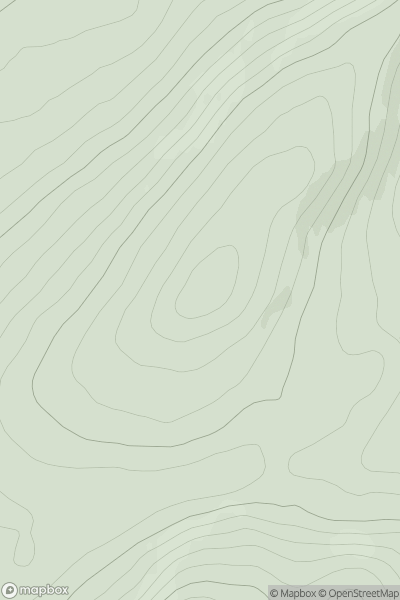 Thumbnail image for Druim na Beiste showing contour plot for surrounding peak