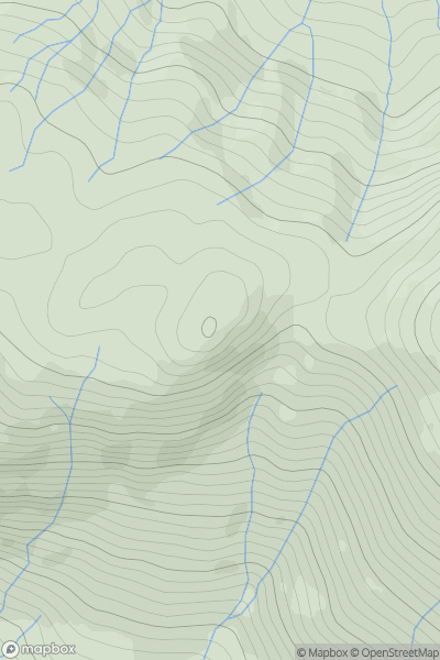 Thumbnail image for Tom Iain showing contour plot for surrounding peak