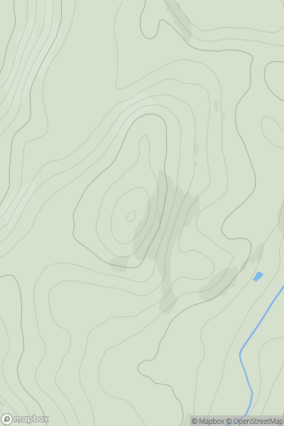 Thumbnail image for Torr Neasan-tulaich showing contour plot for surrounding peak