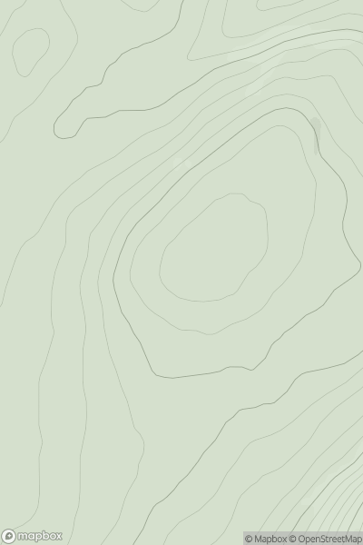 Thumbnail image for Garbh-mheall Beag showing contour plot for surrounding peak