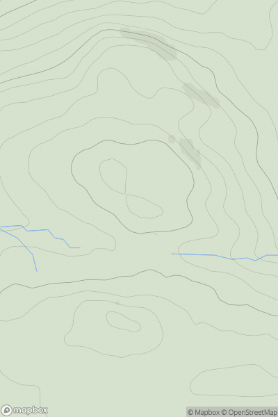 Thumbnail image for Meall na h-Imrich showing contour plot for surrounding peak