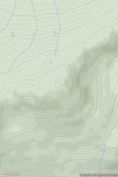 Thumbnail image for Stob Coire Creagach (Binnein an Fhidhleir) showing contour plot for surrounding peak