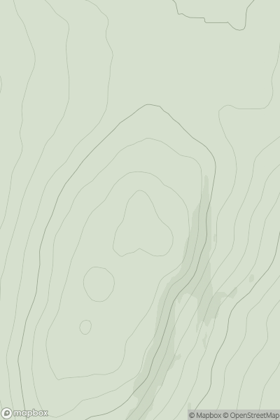 Thumbnail image for Faire Mhor showing contour plot for surrounding peak