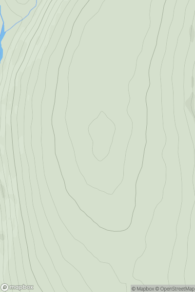Thumbnail image for Druim Ruighe Chail showing contour plot for surrounding peak