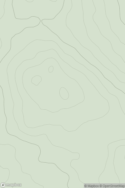 Thumbnail image for Meall nan Loth showing contour plot for surrounding peak