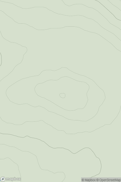 Thumbnail image for Cnoc Monzie showing contour plot for surrounding peak