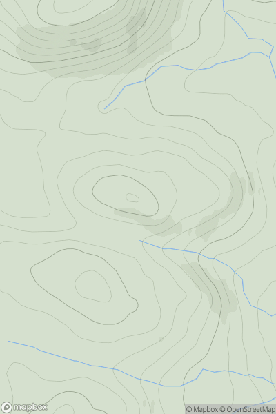 Thumbnail image for Riemore Hill Far North Top showing contour plot for surrounding peak