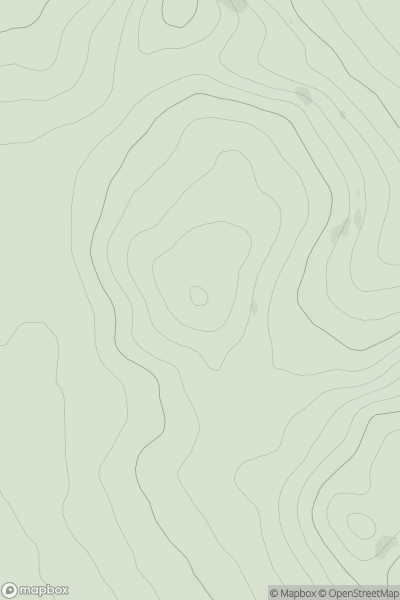 Thumbnail image for Cnoc Eirionnaich Far North Top showing contour plot for surrounding peak