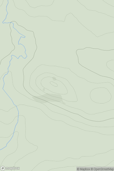 Thumbnail image for Milton Knowe showing contour plot for surrounding peak