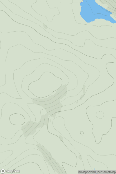 Thumbnail image for Rotmell Hill NE Top showing contour plot for surrounding peak