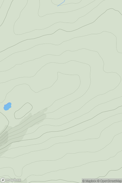 Thumbnail image for Hill of Gourdie showing contour plot for surrounding peak