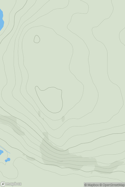 Thumbnail image for Hill of Lethendy showing contour plot for surrounding peak
