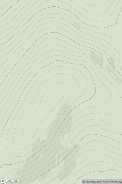 Thumbnail image for Slai na Gour showing contour plot for surrounding peak