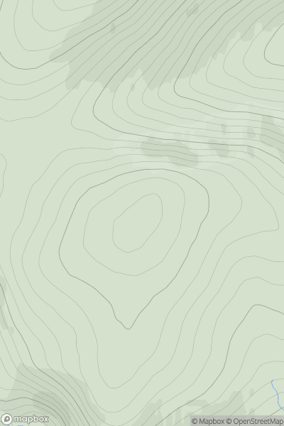 Thumbnail image for Brackenstake showing contour plot for surrounding peak