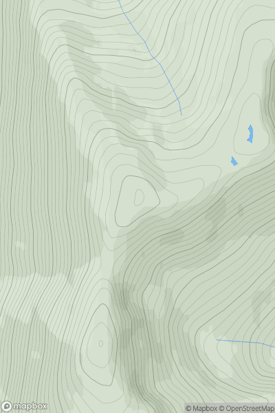 Thumbnail image for Mullach Sithidh showing contour plot for surrounding peak