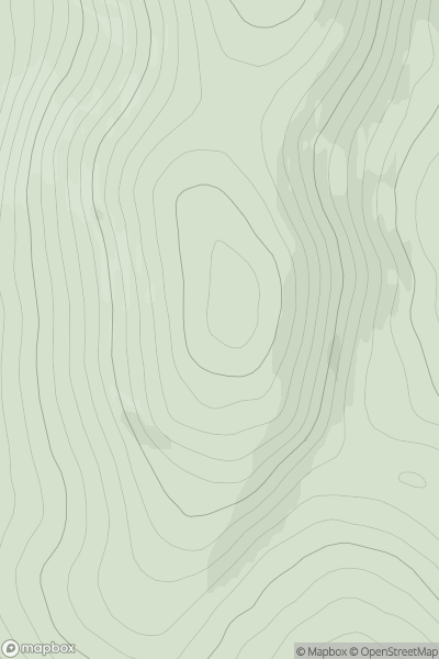 Thumbnail image for Creag Reamhar showing contour plot for surrounding peak