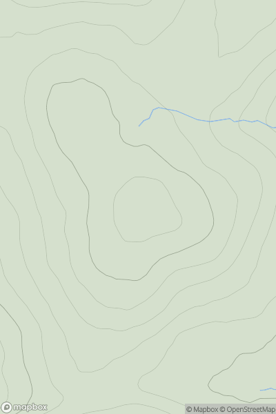 Thumbnail image for Black Moss showing contour plot for surrounding peak