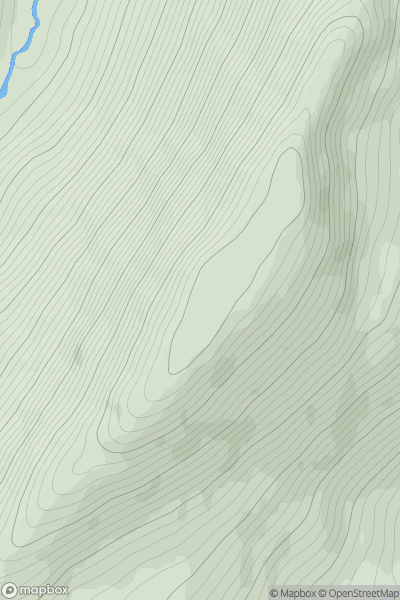 Thumbnail image for Carn na Con Dhu showing contour plot for surrounding peak
