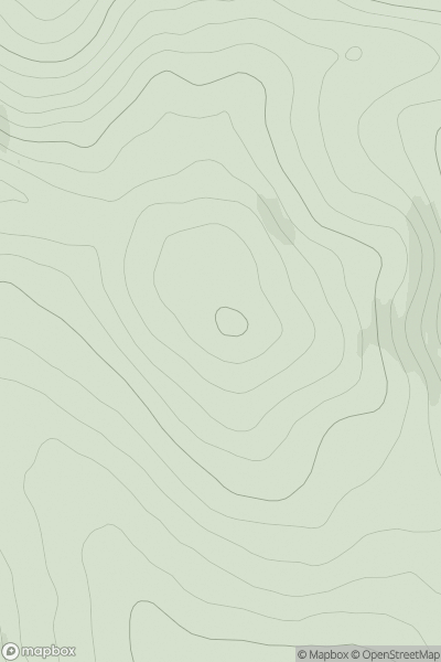 Thumbnail image for Creag na Slice showing contour plot for surrounding peak