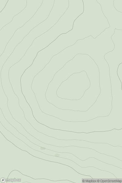 Thumbnail image for Hill of Kingseat showing contour plot for surrounding peak