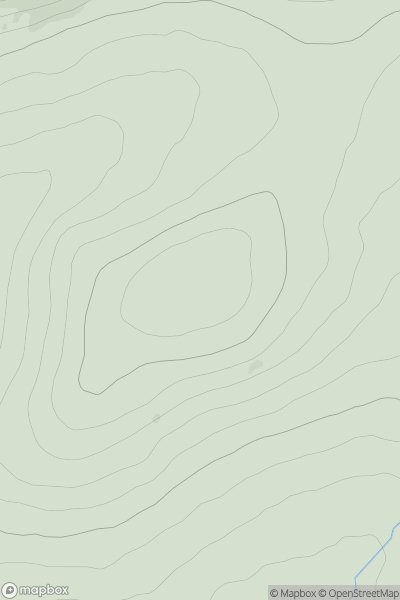 Thumbnail image for Cairny Hill showing contour plot for surrounding peak